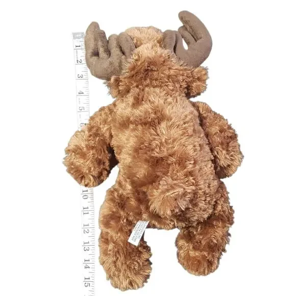 Unipak Designs Chuddles Floppy Moose 15" Soft Plush Stuffed Toy Winter Holiday - Picture 11 of 12